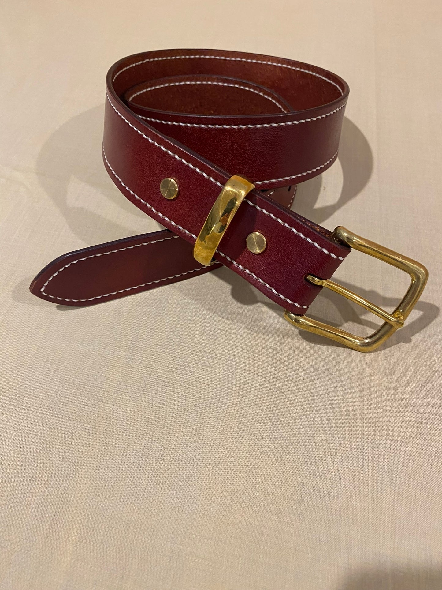 Edge Stitched Belt